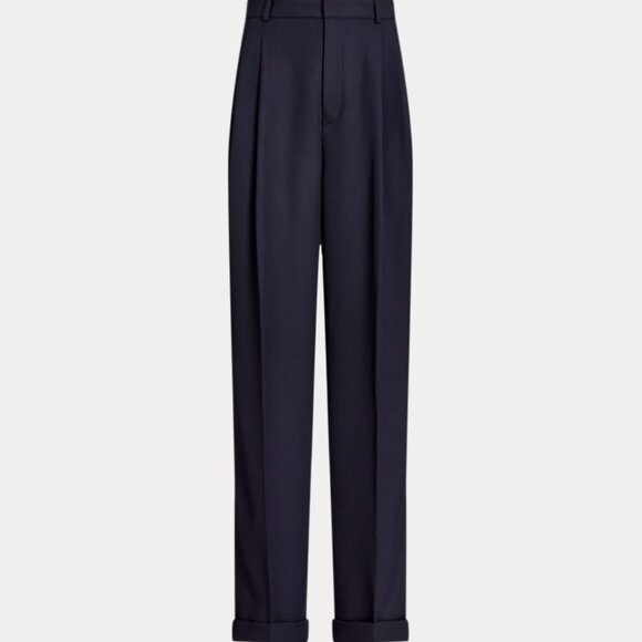 Ralph Lauren Wool Wide-Leg Tuxedo Pant size 4 - Picture 10 of 12